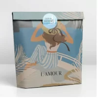 Пакет упаковочный «Lamour», 20 × 30 × 5 см 7348041 Дарите счастье (280)  - фото