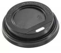 Крышка для стакана бум. 100-120мл. D62 черная 100шт Черный - фото