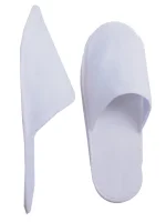Тапки АК закрытый мыс махра Т-32-0 белая АК Люкс flow-pack  - фото
