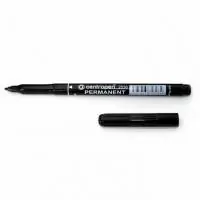 Маркер перм. 1мм CENTROPEN черный 2536/1Ч  - фото