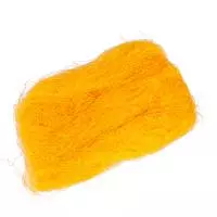 Наполнитель для коробок сизаль, Желтый 100гр в упаковке, арт. А003 Желтый - фото