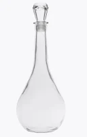 Бутылка из бесцветного стекла П-29-Б-500-СК Капля 0,5л Прозрачный - фото