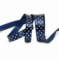 Лента декоративная арт.TBY.ЛДТ.МН-54 шир.16мм уп.2,73м Синий - фото