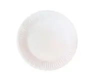 Тарелка бумажная d18см белая 1/50 411-152 Белый - фото