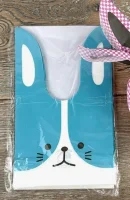 1/10 Пакет забавные зверюшки 13.5*22cm голубой Голубой - фото