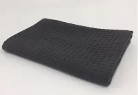 Полотенце вафельное ДЕМЕТРА 50х80, 220гр./м2, темно-серый Серый - фото