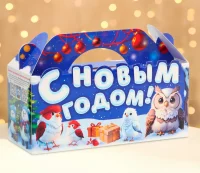 Новог.коробка "Коробка С Новым годом "Хор" с анимацией до 900 гр Разноцветный - фото