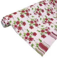 Бумага 1*70 Дизайнерская "Бальзамин" 80г/м2  70см*10м  - фото