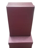 Коробка К485 17,5*24,5*9 Бордо - фото