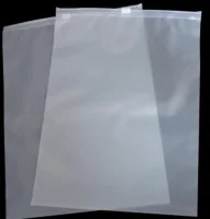 Пакет ПВД с бегунком 80 мкм 20*25 матовые, 1/10  - фото