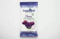Салфетки гигиенические влажные "FreshLand" А15 Цветочные, арт. 850104N  - фото