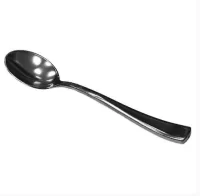 Ложка столовая 175 мм металлик 1/100 (без упаковки) (1000) Серебро - фото