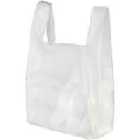 Майка-пакет 24*6*45  9мк 1/100  белая К, арт. RI-015 Белый - фото