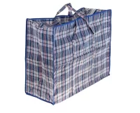 Сумка хозяйственная на молнии 90*60+30 №8 клетка  - фото