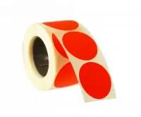 Наклейка Круг d59 красный 1/300 Красный - фото