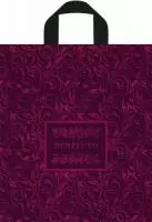 ТЦ25штСумка-пакет 35*31 петл.ручкой 90мкПерфекто Лилу  - фото