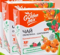 Напиток для приготовления чая Облепиха, шиповник, 462 г (1 стик по 22 г), арт. НФ-00000484  - фото