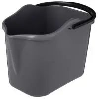 Ведро "Grenada" прямоугольное, 13л (серый), арт. 221225735/01 Серый - фото