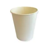 Стакан бумажный 250мл для горячего Белый БЕЗ ПЕЧАТИ 50шт, арт. AW061/HF071 Белый - фото