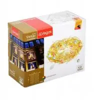 Электрогирлянда-конструктор "Занавес" VEGAS 24V, 96 разноцветных LED ламп, 6 нитей, прозрачный провод, 1*2м/32/4, арт. 55093 Разноцветный - фото