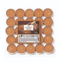 Свеча чайная арома 25 шт - Корица, Cinnamon, 021934DSE, Италия Коричневый - фото