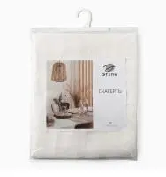 Скатерть Этель Lovely 145х220 см, 100% лён 210 г/м2 10300825 Белый - фото