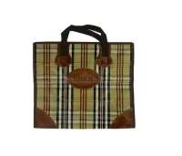 Сумка хозяйственная на молнии 60*50*30 №S5,S15 коричневая с рисунком Коричневый - фото