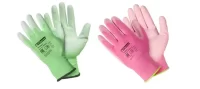 Перчатки полиэстер, полиуретан.покрытие "Для садовых работ" (М) KPSV084 1/12 (120) Разноцветный - фото
