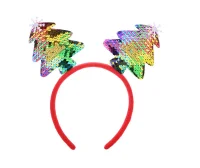 Ободок карнавальный «Елочка», S1146 Разноцветный - фото