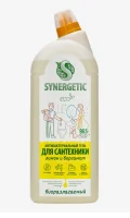 Средство д/мытья сантехники 1,5л, биоразлагаемое "Synergetic" Кристальная чистота (6) 104504  - фото