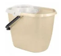 Ведро "Malta" прямоугольное 13л с отжимом МОП (бежевый), арт. 221210027/04  - фото