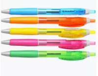 Ручка авт. син. "Darvish" корпус прозрачный цветной с рез держателем DV-3442 (24) Darvish Синий - фото