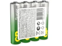 Элемент питания GP Super Alkaline G-Tech 24А ААA - 4 шт. в пленке  - фото