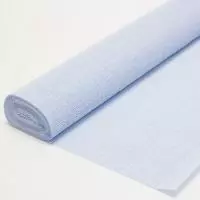 Бумага гофрированная простая 50см*2,5м нежно-голубая (светло-голубой), арт. CR180/559 Голубой - фото