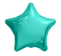Шар фольга(2) (19''/48 см) Звезда, Мистик, Тиффани, Сатин, 1 шт.  - фото