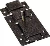 Задвижка СЕКРЕТ-КИРОВ ЗД 02  серебро прямоугольный ригель (пакет с подвесом) 09450  - фото