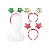 Ободок карнавальный "Зведочки-рожки", микс, S1465 Микс - фото