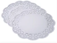 Салф. кружевная Д26 1/10  бумажная ажурная Белый - фото