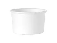 Стаканчик под мороженое 250мл белый 1/50 (16) 211159 Белый - фото