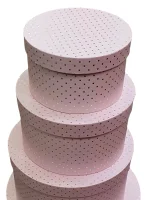 Коробка К602 d27 h14 Розовый - фото