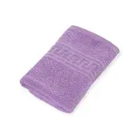 Полотенце махровое 380 г/м2  70*140, гладкокрашенное, 805-насыщ. сирень, ВТ 70-140Г Сиреневый - фото