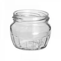 Стеклобанка 130 мл Р-130 д.66мм граненая малая Прозрачный - фото
