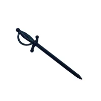 ШПАЖКА  7 СМ "МЕЧ ЧЕРНЫЙ" 1/30 (100) Черный - фото