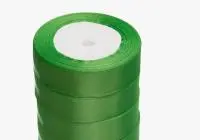 Лента тканная атласная 50мм*25Y Светло-зеленый, 160т.м, арт. F014-50/57 Салатовый - фото