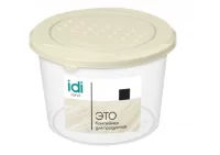 Контейнер для продуктов "Asti" круглый 0,8л (светло-бежевый),  арт. 221100625/01 Бежевый - фото