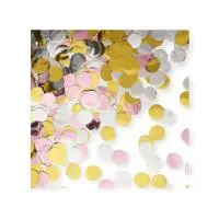 Конфетти фольга Круг, Ассорти, Металлик, 2 см, 50 г. Микс - фото