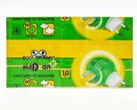 Пластины от комаров без запаха по 10шт Nadzor/250/200,ITM003P Микс - фото