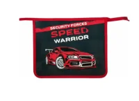 Папка для тетрадей ПИФАГОР А5, 1 отделение, пластик, на молнии, Speed warrior, 271088 Микс - фото