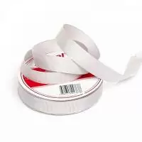 Лента репсовая в рубчик Ideal шир.15мм цв.579. ярк.зеленый уп.22,85м, 27,42 м Серый - фото