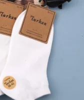 Носки женские TURKAN Укороченные,цвет Микс (хлопок) р.36-41 арт 680 Белый - фото